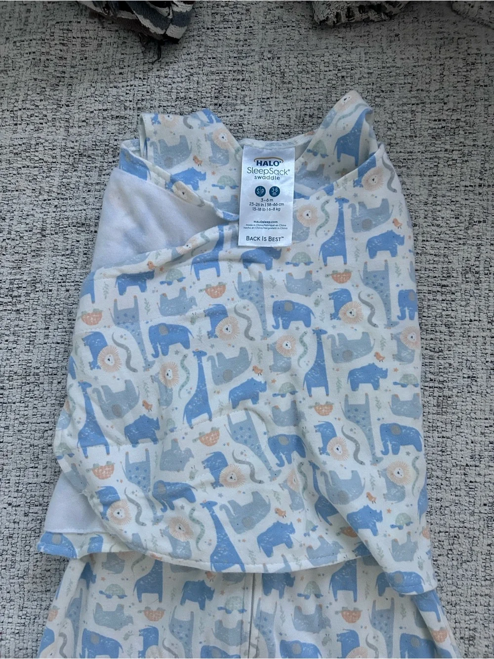 HALO SleepSack Swaddle - 3 Way Swaddle